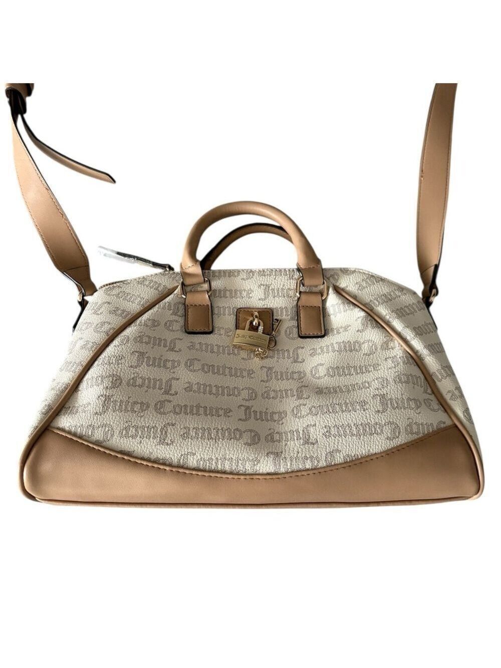 Juicy Couture Eastside Westside Beige Tan Satchel NWOT